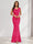 Trumpet/Mermaid V-Neck Sleeveless Evening Dresses With Sash