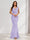 Trumpet/Mermaid V-Neck Sleeveless Evening Dresses With Sash
