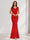 Trumpet/Mermaid V-Neck Sleeveless Evening Dresses With Sash