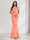 Trumpet/Mermaid V-Neck Sleeveless Evening Dresses With Sash