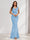 Trumpet/Mermaid V-Neck Sleeveless Evening Dresses With Sash