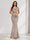 Trumpet/Mermaid V-Neck Sleeveless Evening Dresses With Sash