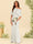 Trumpet/Mermaid One-Shoulder Half Sleeves Bridesmaid Dresses With Ruched