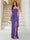 Sheath/Column Sweetheart Sleeveless Floor-Length Formal Dresses with Split Side & Ruched