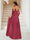 A-Line/Princess V-Neck Short Sleeves Floor-Length Chiffon Bridesmaid Dresses with Ruffles