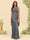 Sheath/Column Halter Sleeveless Floor-Length Lace-Up Bridesmaid Dresses