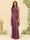 Sheath/Column Halter Sleeveless Floor-Length Lace-Up Bridesmaid Dresses