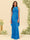 Sheath/Column Halter Sleeveless Floor-Length Lace-Up Bridesmaid Dresses