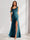 Sheath/Column Cowl Neck Sleeveless Floor-Length Chiffon Bridesmaid Dresses with Split Side