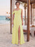 Sheath/Column Cowl Neck Sleeveless Floor-Length Bridesmaid Dresses with Split Side