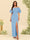 Sheath/Column Off-the-Shoulder Short Sleeves Bridesmaid Dresses with Split Side