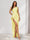 Sheath/Column One-Shoulder Sleeveless Floor-Length Bridesmaid Dresses with Split Side