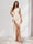 Sheath/Column One-Shoulder Sleeveless Floor-Length Bridesmaid Dresses with Split Side