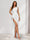 Sheath/Column One-Shoulder Sleeveless Floor-Length Bridesmaid Dresses with Split Side