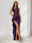 Sheath/Column One-Shoulder Sleeveless Floor-Length Bridesmaid Dresses with Split Side