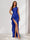 Sheath/Column One-Shoulder Sleeveless Floor-Length Bridesmaid Dresses with Split Side