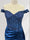Trumpet/Mermaid Off-the-Shoulder Sweep Train Sequined Evening Dresses with Split Side
