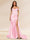 Trumpet/Mermaid Off-the-Shoulder Sweep Train Sequined Evening Dresses with Split Side
