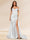 Trumpet/Mermaid Off-the-Shoulder Sweep Train Sequined Evening Dresses with Split Side