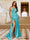 Sheath/Column One-Shoulder Sleeveless Ruched Evening Dresses with Split Side & Sequins