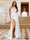 Sheath/Column One-Shoulder Sleeveless Ruched Evening Dresses with Split Side & Sequins