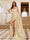 Trumpet/Mermaid Spaghetti Straps Sleeveless Evening Dresses with Split Side