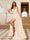 Trumpet/Mermaid Spaghetti Straps Sleeveless Evening Dresses with Split Side