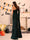 Sheath/Column One-Shoulder Floor-Length Halloween Dresses with Split Side