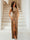 Sheath/Column Scoop Neck Sleeveless Floor-Length Evening Dresses with Split Side