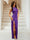 Sheath/Column Scoop Neck Sleeveless Floor-Length Evening Dresses with Split Side