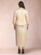 Sheath/Column Sweetheart Ankle-Length Plus Size Mother of the Bride Dresses with Jacket & Ruffles