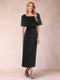 Sheath/Column Off-the-Shoulder Ankle-Length Mother of the Bride Dresses With Rhinestone