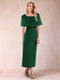 Sheath/Column Off-the-Shoulder Ankle-Length Mother of the Bride Dresses With Rhinestone
