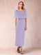 Sheath/Column Off-the-Shoulder Ankle-Length Mother of the Bride Dresses With Rhinestone