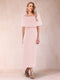 Sheath/Column Off-the-Shoulder Ankle-Length Mother of the Bride Dresses With Rhinestone