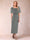 Sheath/Column Off-the-Shoulder Ankle-Length Mother of the Bride Dresses With Rhinestone