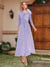 A-Line/Princess Off-the-Shoulder Ankle-Length Mother of the Bride Dresses With Bow(s) & Appliques