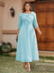 A-Line/Princess Off-the-Shoulder Ankle-Length Plus Size Mother of the Bride Dresses With Bow(s) & Appliques