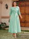 A-Line/Princess Off-the-Shoulder Ankle-Length Plus Size Mother of the Bride Dresses With Bow(s) & Appliques