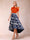 A-Line/Princess Scoop Short Sleeves Asymmetrical Mother of the Bride Dresses With Printed Flower