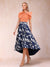 A-Line/Princess Scoop Short Sleeves Asymmetrical Mother of the Bride Dresses With Printed Flower