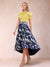 A-Line/Princess Scoop Short Sleeves Asymmetrical Mother of the Bride Dresses With Printed Flower