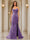 Trumpet/Mermaid Sweetheart Pleated Tulle Long Evening Dresses with Side Slit & Appliques