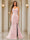 Trumpet/Mermaid Sweetheart Pleated Tulle Long Evening Dresses with Side Slit & Appliques