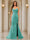 Trumpet/Mermaid Sweetheart Pleated Tulle Long Evening Dresses with Side Slit & Appliques