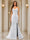 Trumpet/Mermaid Sweetheart Pleated Tulle Long Evening Dresses with Side Slit & Appliques