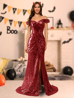 jewelry for burnt orange dress Selena Gomez wearing Orange Satin Fit and Flare Dress, Beige Velvet Mules, Orange  Earrings