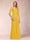 A-Line/Princess Scoop 3/4 Sleeves Chiffon Mother of the Bride Dresses with Ruffles & Appliques