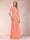 A-Line/Princess Scoop 3/4 Sleeves Chiffon Mother of the Bride Dresses with Ruffles & Appliques
