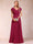 A-Line/Princess V-Neck Chiffon Ruched Mother of the Bride Dresses with Appliques & Beading